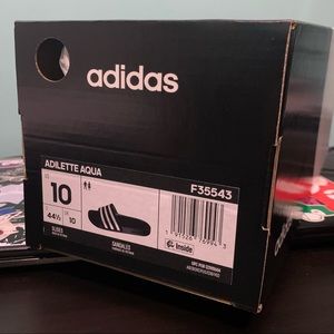 Brand New Adidas Adilette Aqua Slides